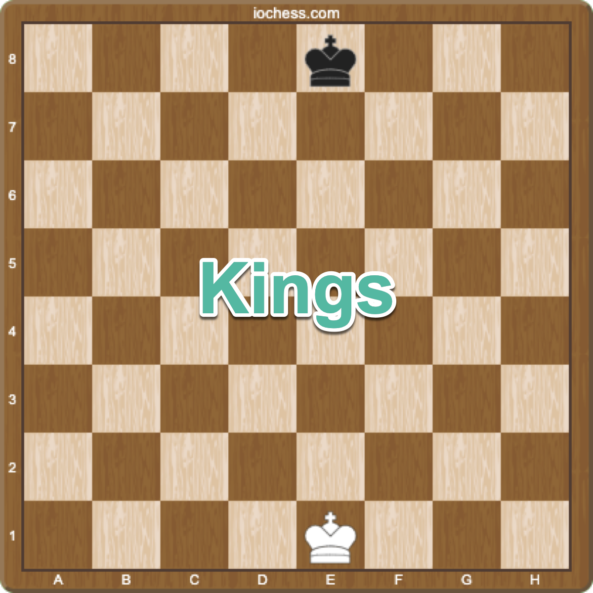 chess setup with king